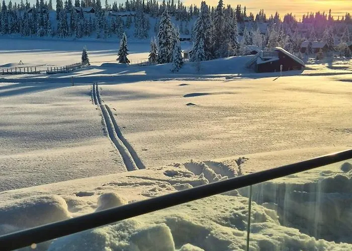Apartment Flat With View In Sjusjoen